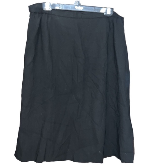 DANA BUCHMAN Plus Size Wool Midi Skirt - Picture 3 of 5